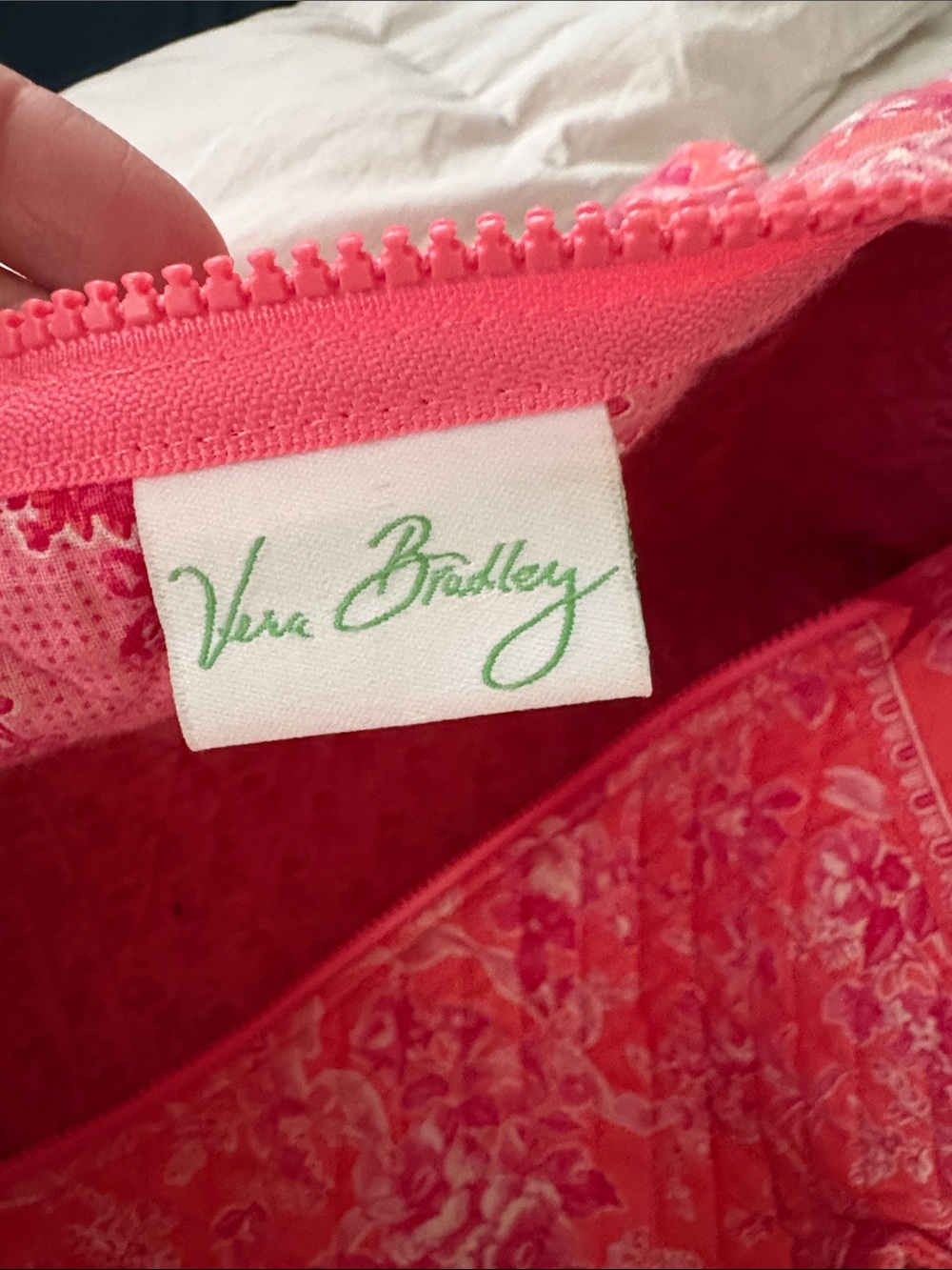 Early 00’s Vera Bradley Floral Pink Large Duffle Bag - Picture 5 of 6